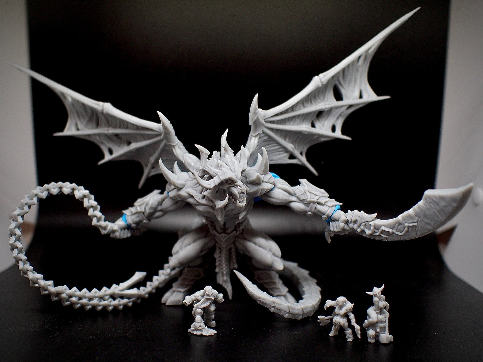Baalzrodan the Demon King Fantasy Minis DnD Warhammer Roleplaying RPG 