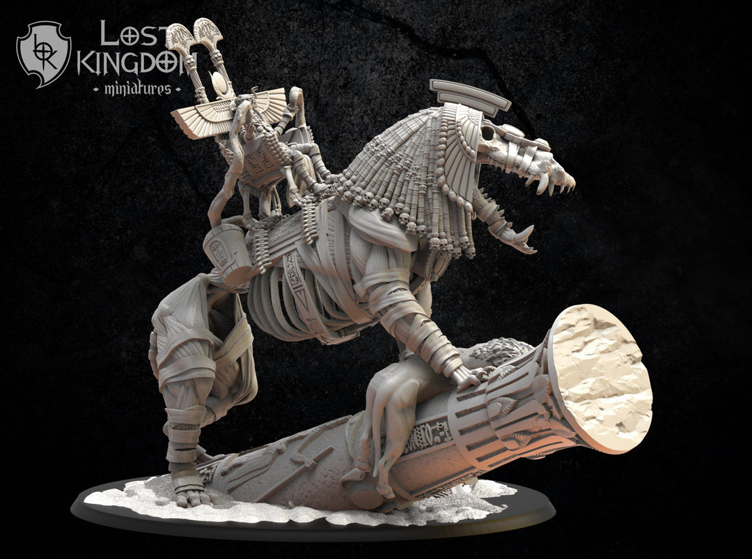 Amenhotep the Terrible on Ammit Fantasy Minis DnD Warhammer Roleplaying