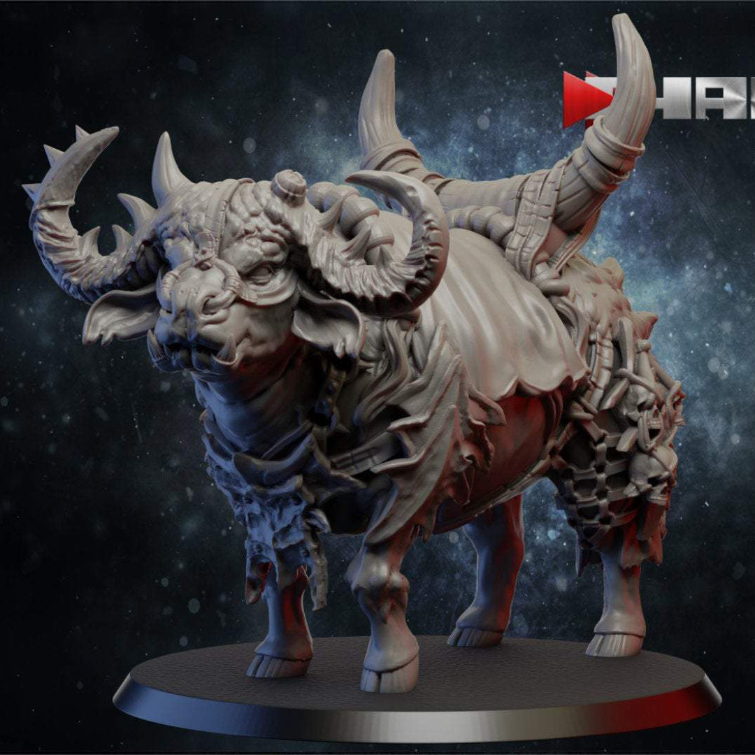 Barbarian Bull Fantasy Minis DnD Warhammer Roleplaying  RPG D&D