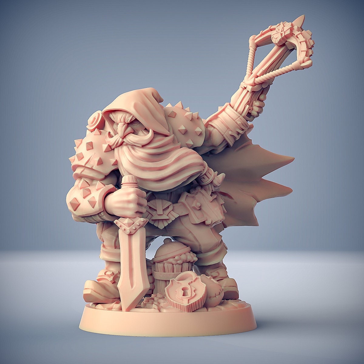 Merrian Silverfinger - Dwarven Thief Hero | Troubles in Taverns | 32mm or 28mm Fantasy Miniature | D&D | Artisan Guild