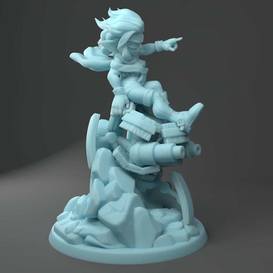 Goblin Artificer | 32mm or 28mm Fantasy Miniature | D&D | DnD Miniature | Tabletop Game | RPG | Twin Goddess