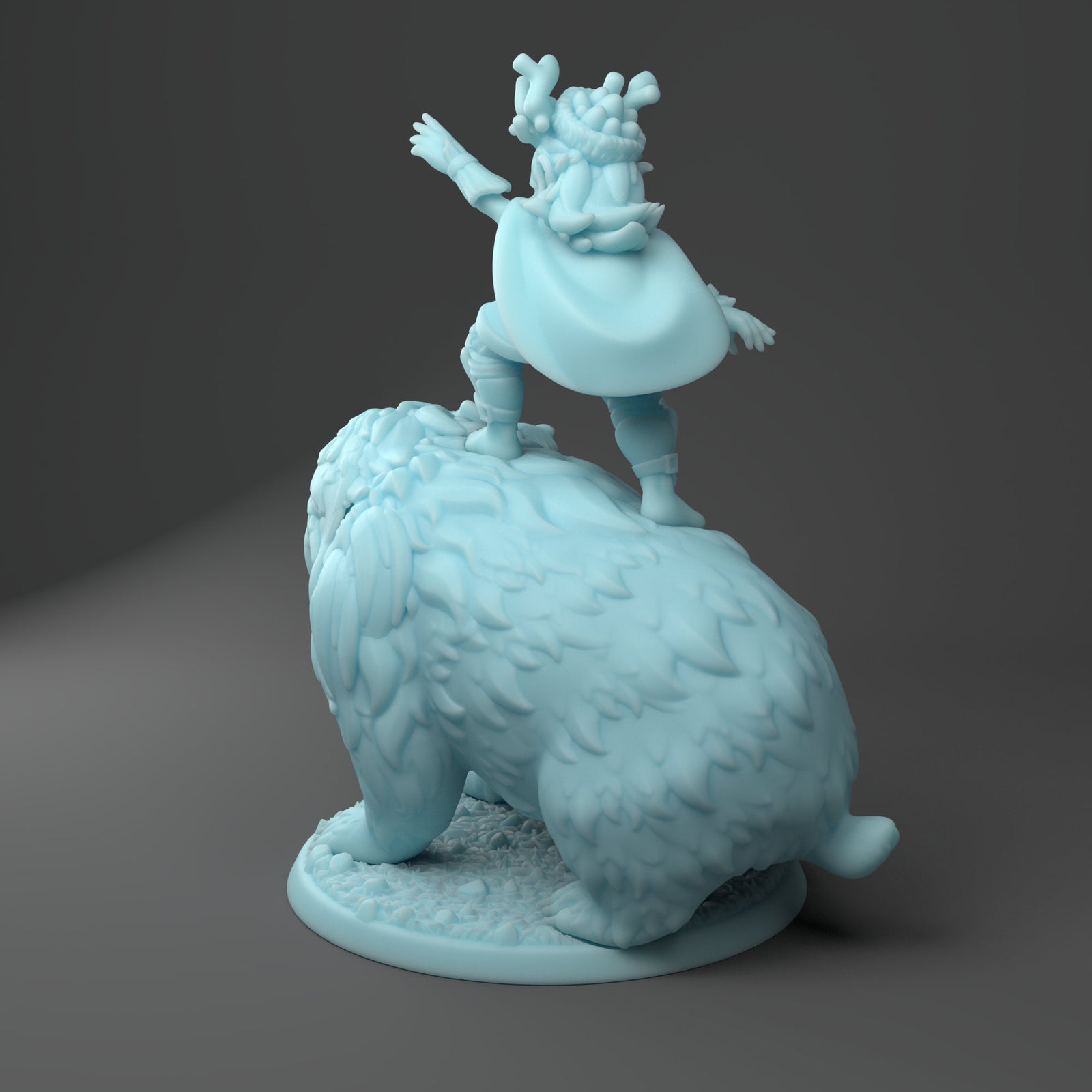 Gnome Druid and Friend Bear - SYZGames