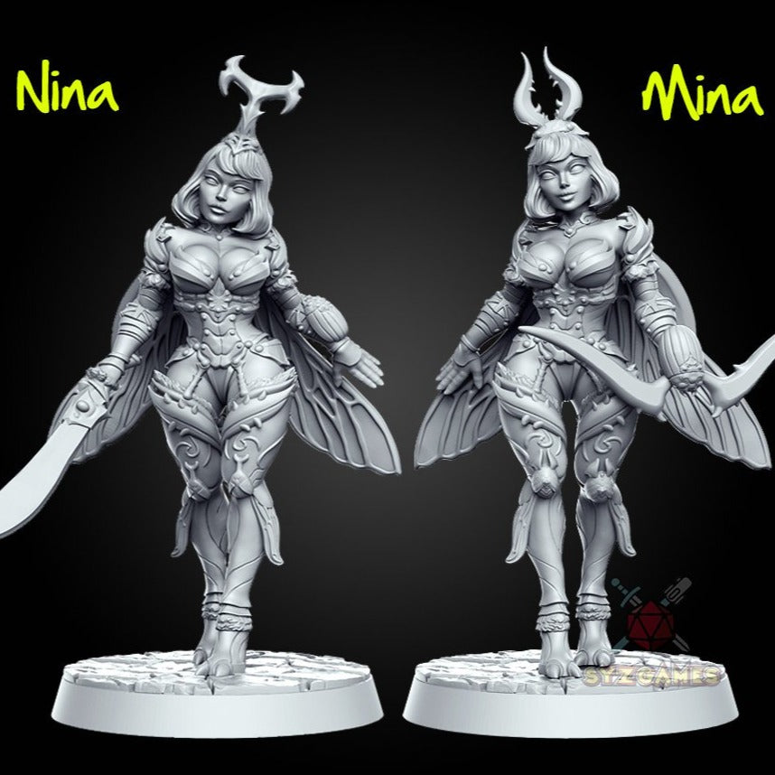 Nina and Mina - Female Hunter - SYZGames