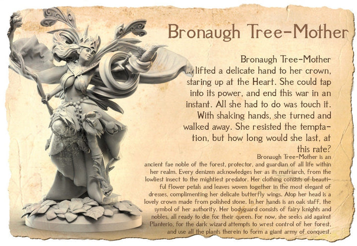Bronaugh Tree-Mother | Fantasy Resin Miniature | D&D | RPG | Tabletop Game | 3Dartdigital