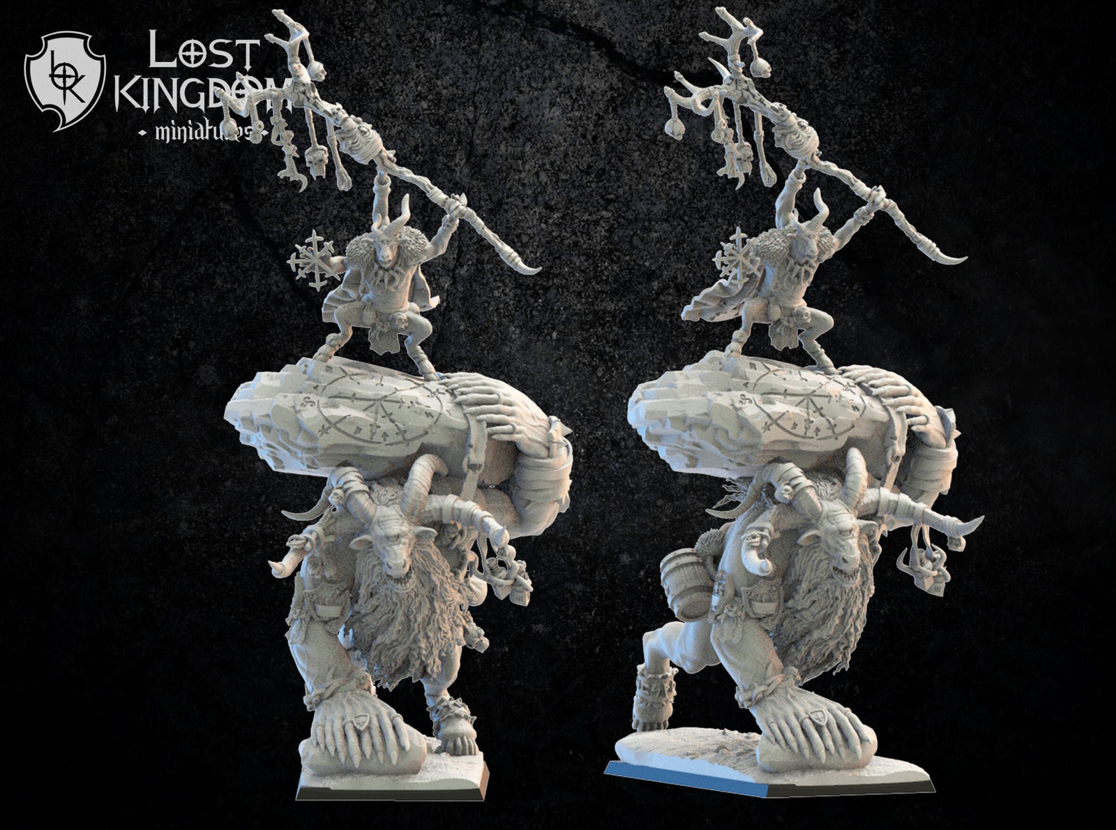 Ojáncano and Cuegle | Fantasy Miniature | Dungeons and Dragons | DND | Tabletop Game | RPG | Lost Kingdom Miniature