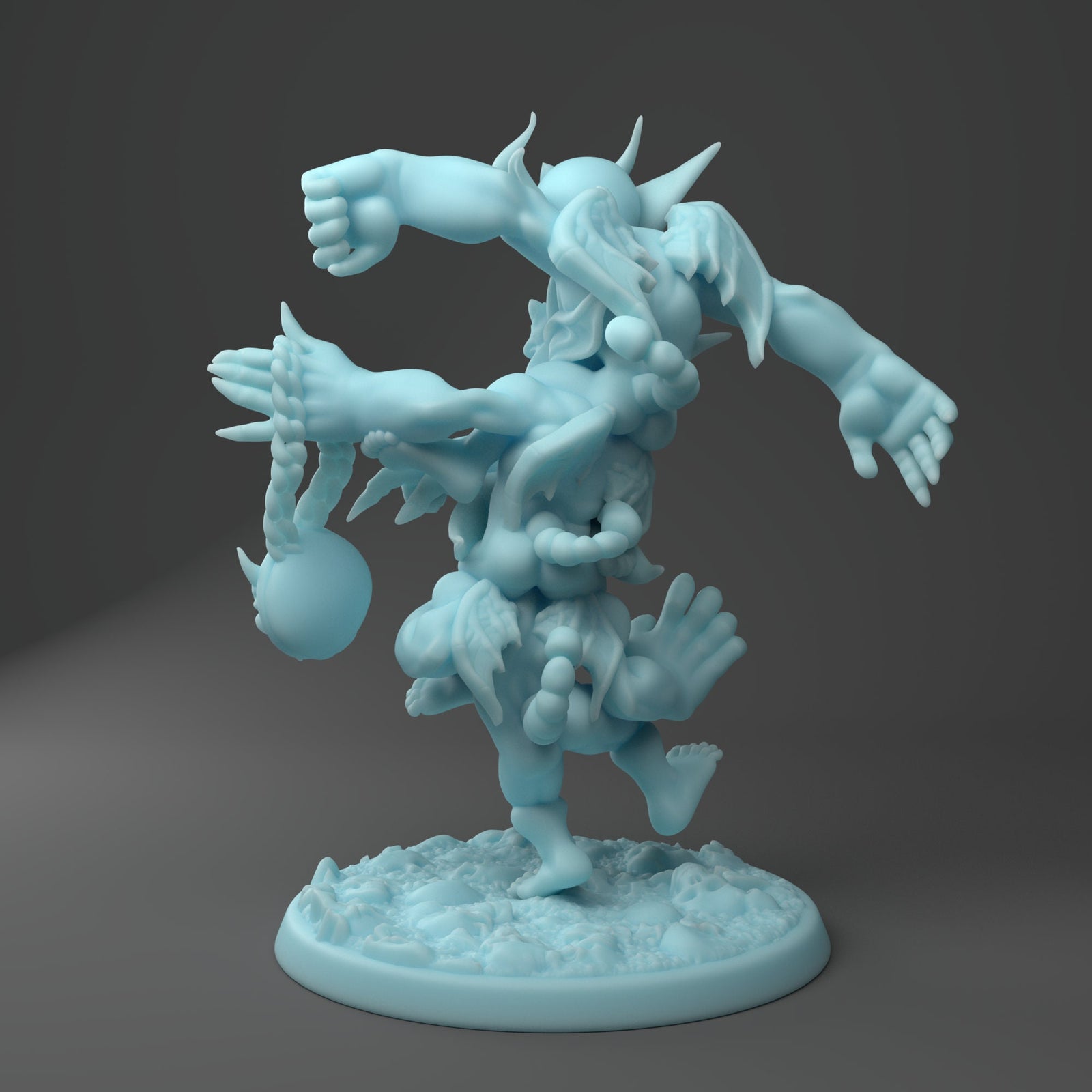 ImpStack | 32mm or 28mm Fantasy Miniature | DnD Miniature | Tabletop Game | RPG | Twin Goddess