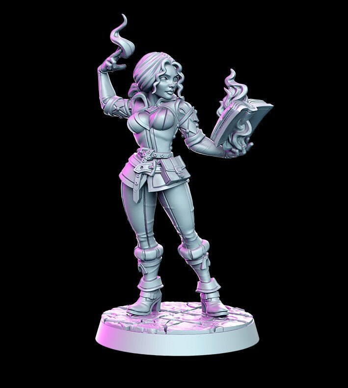 Silveria | 32mm or 28mm Fantasy Miniature | D&D | Tabletop Games | RN Estudio