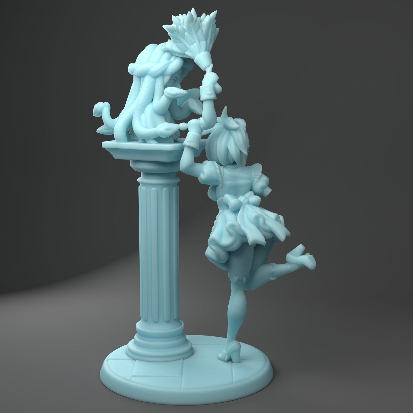 ZombieTops | Resin Fantasy Miniature | DnD Miniature | Tabletop Games | Twin Goddess