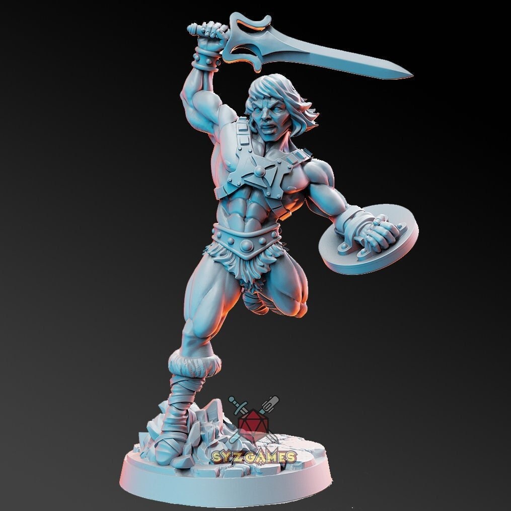 He-Darr | 32mm or 28mm Fantasy Miniature | Dungeons & Dragons | Pathfinder | RPG | Tabletop | RN Estudio