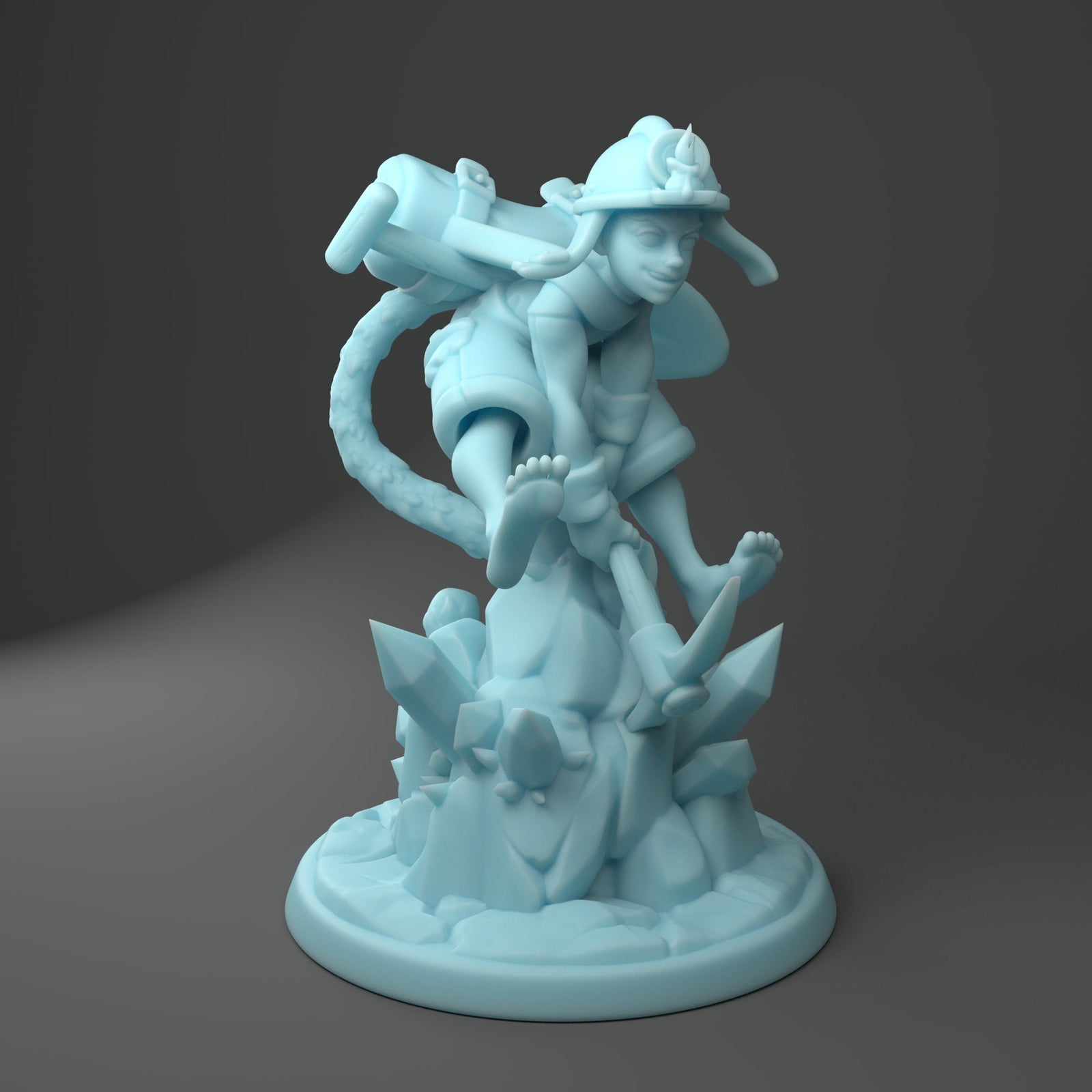 Jack Miner | Resin Fantasy Miniature | D&D | Tabletop Games | Twin Goddess