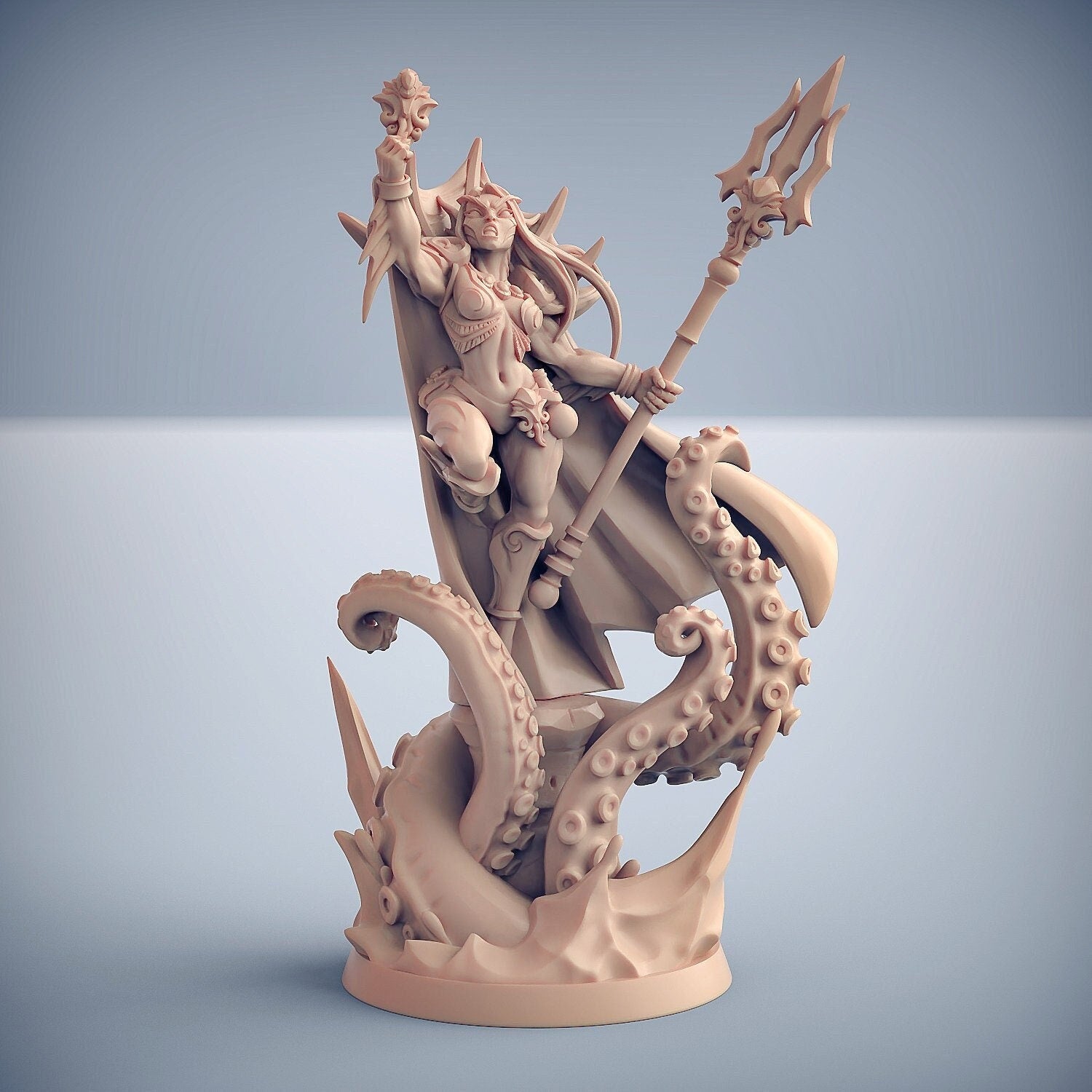 Alyssa - Priestess of Holmuran | Fantasy Miniature | DnD Miniatures | RPG | Tabletop Game | Artisan Guild