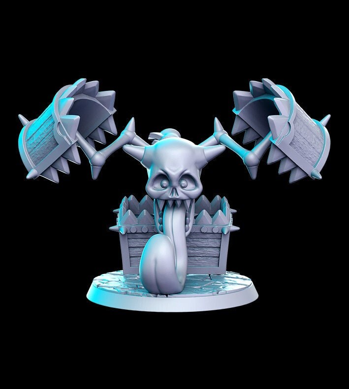 Undead Mymic | Classic JRPG | Fantasy Miniature | DnD Miniature | RPG | Tabletop Game | Pathfinder | RN Estudio