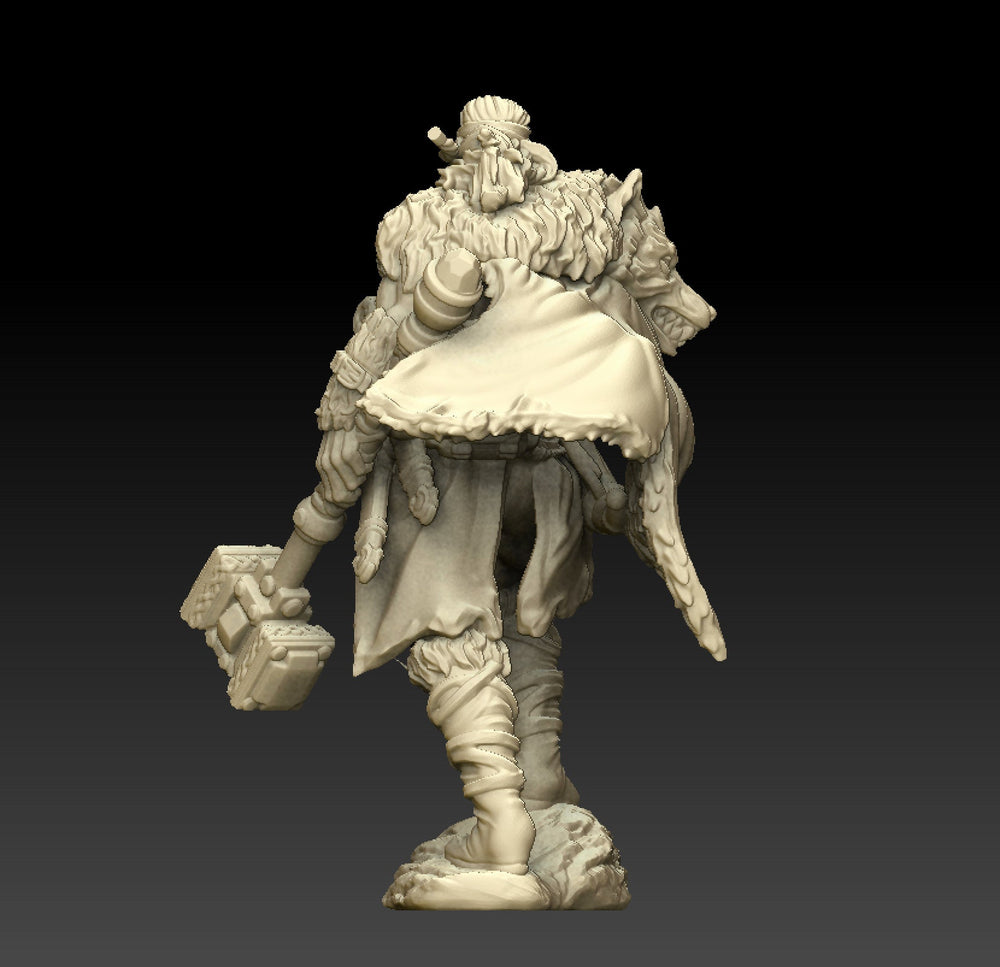 Trygve - The Fair handed | Fantasy Resin Miniature | D&D | RPG | Tabletop Game | Printed Obsession