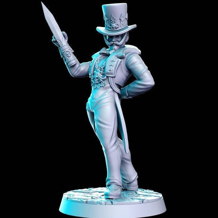 DomPerignon, Noble Cutthroat | 32mm or 28mm Fantasy Resin Miniature | D&D | Tabletop Games | RN Estudio