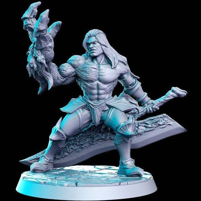 Ephialtes, Unarmoured | 32mm or 28mm Fantasy Resin Miniature | D&D | Tabletop Games | RN Estudio