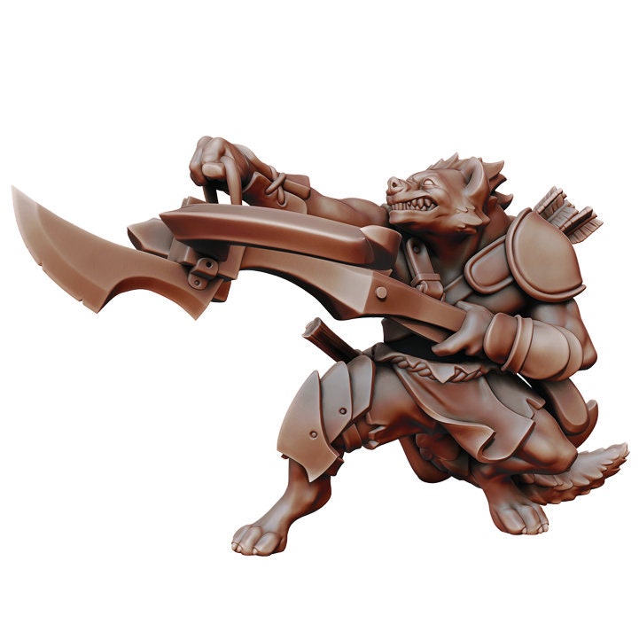 Gnoll Arbalest | Fantasy Miniature | Dungeons and Dragons | DND | Tabletop Game | RPG | Pathfinder |  Manuel Boria