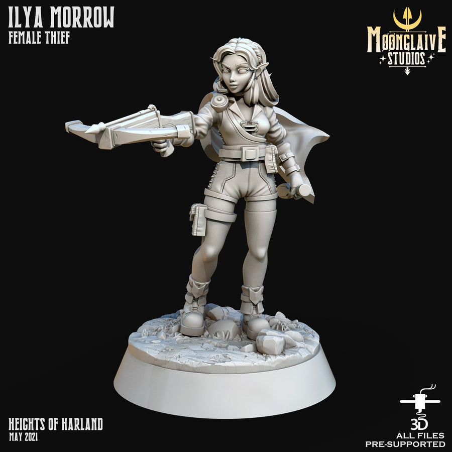 Ilya Morrow | Fantasy Resin Miniature | D&D | RPG | Tabletop Game | Moonglaive Studios