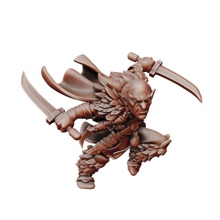 Goblin Rogue  | Fantasy Miniature | Dungeons and Dragons | DnD Miniatures | Tabletop Game | RPG | Pathfinder |  Manuel Boria