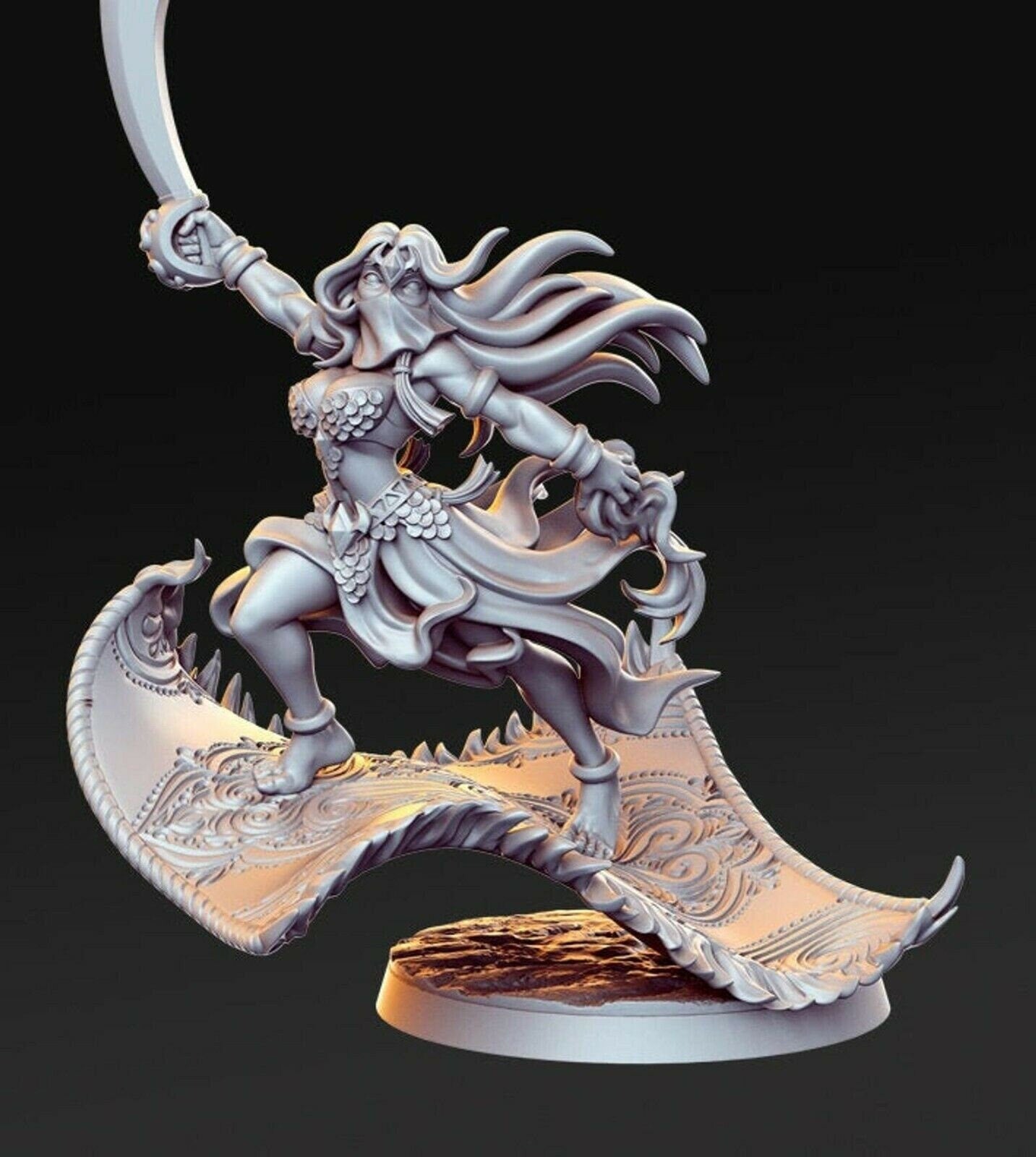 Fadeeya |  32mm or 28mm Fantasy Miniature | D&D | RPG | Tabletop Game | Pathfinder | RN Estudio