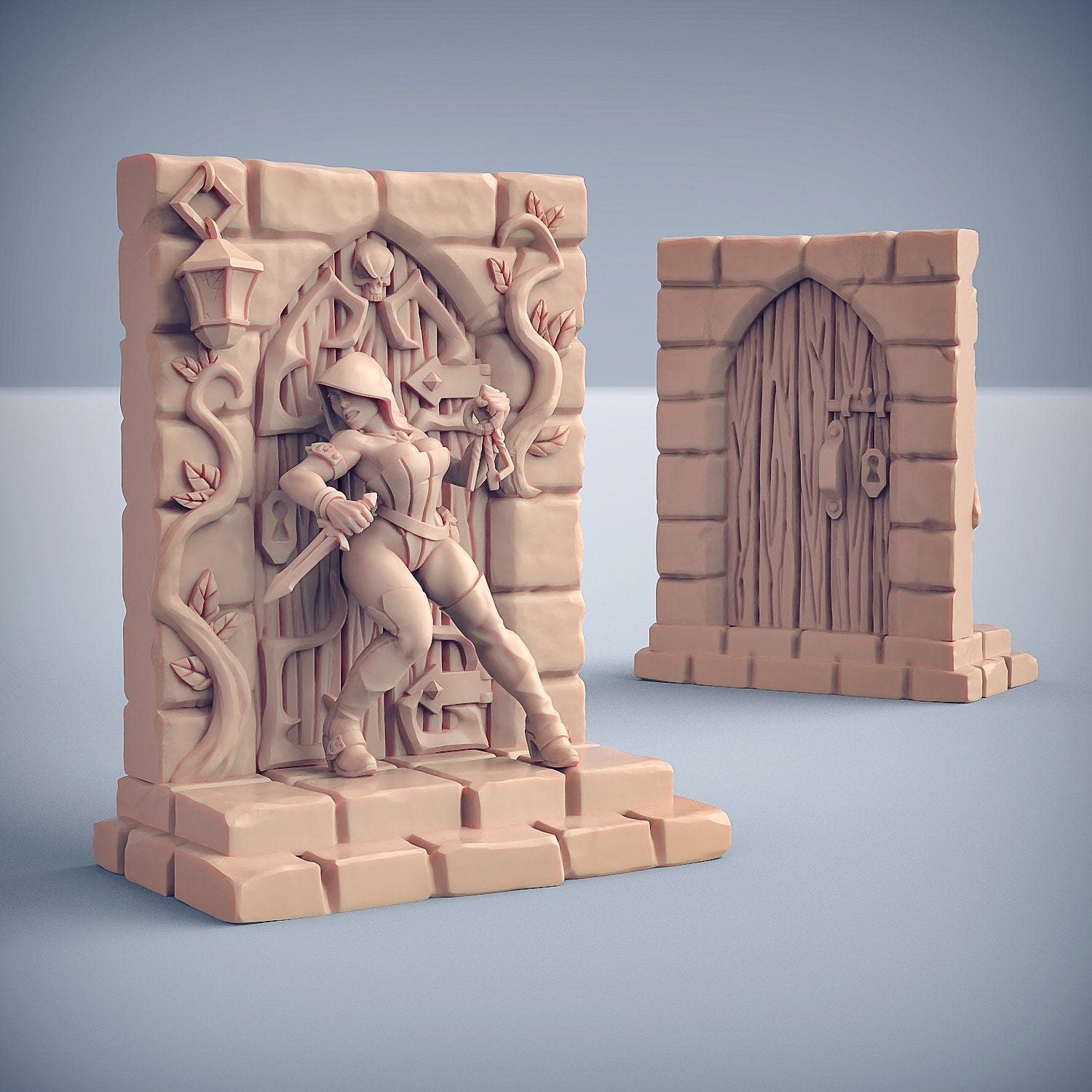 Adriana Thief Pinup | 32mm or 28mm Fantasy Miniature | DnD Miniatures | RPG | Tabletop Game | Artisan Guild