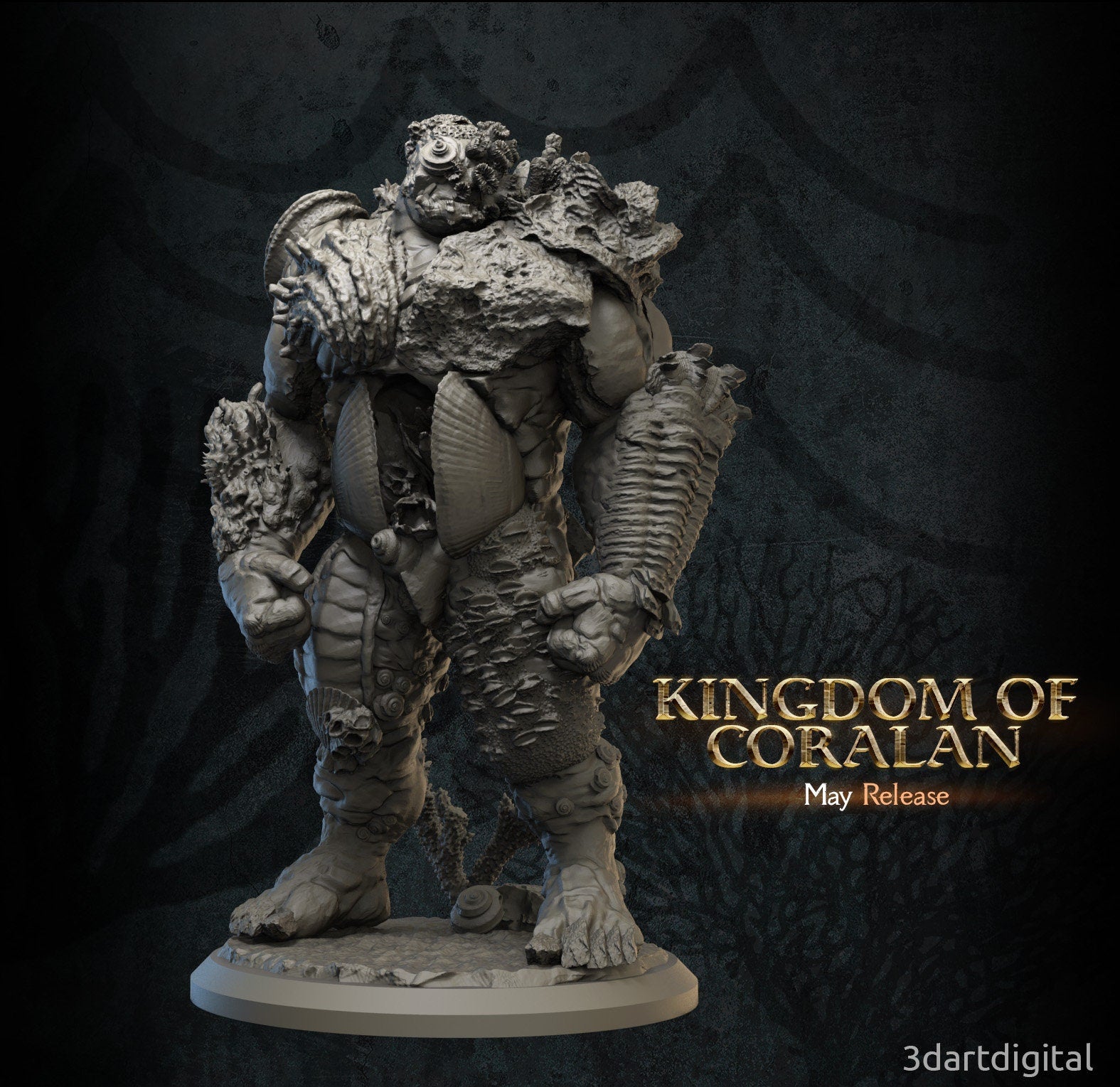 Arcopora the Walker A | Fantasy Resin Miniature | DnD Miniature | RPG | Tabletop Game | 3Dartdigital