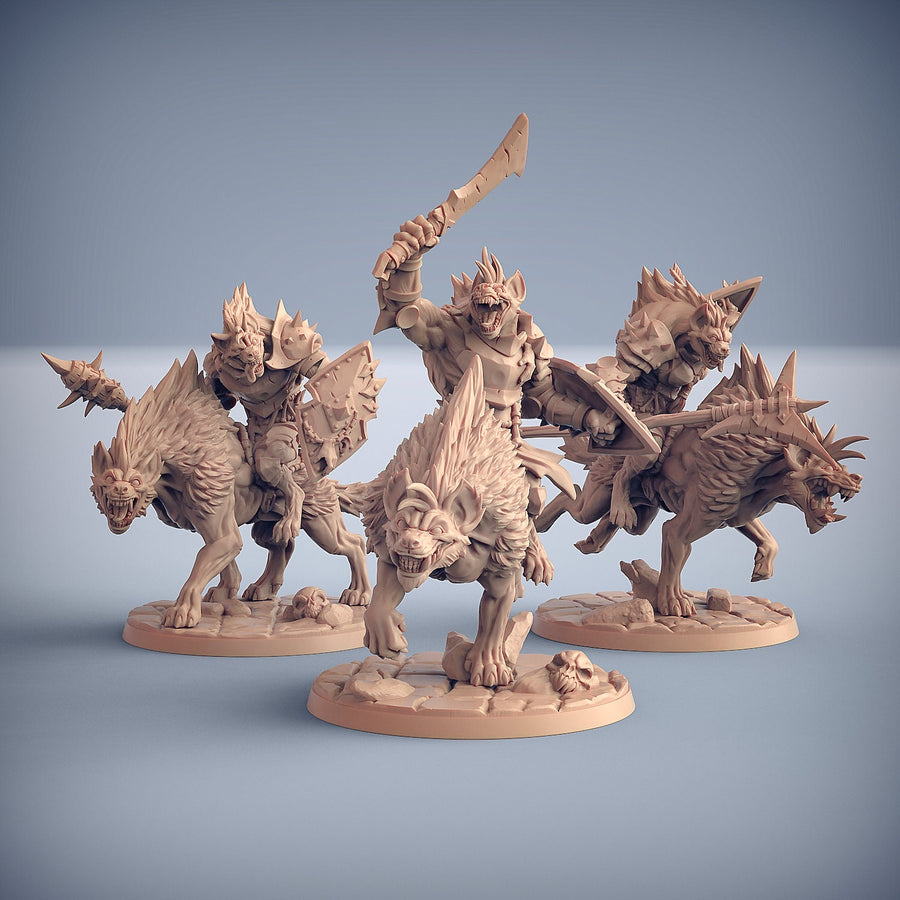 Hyenafiend Riders | Fantasy Resin Miniature | D&D | Artisan Guild