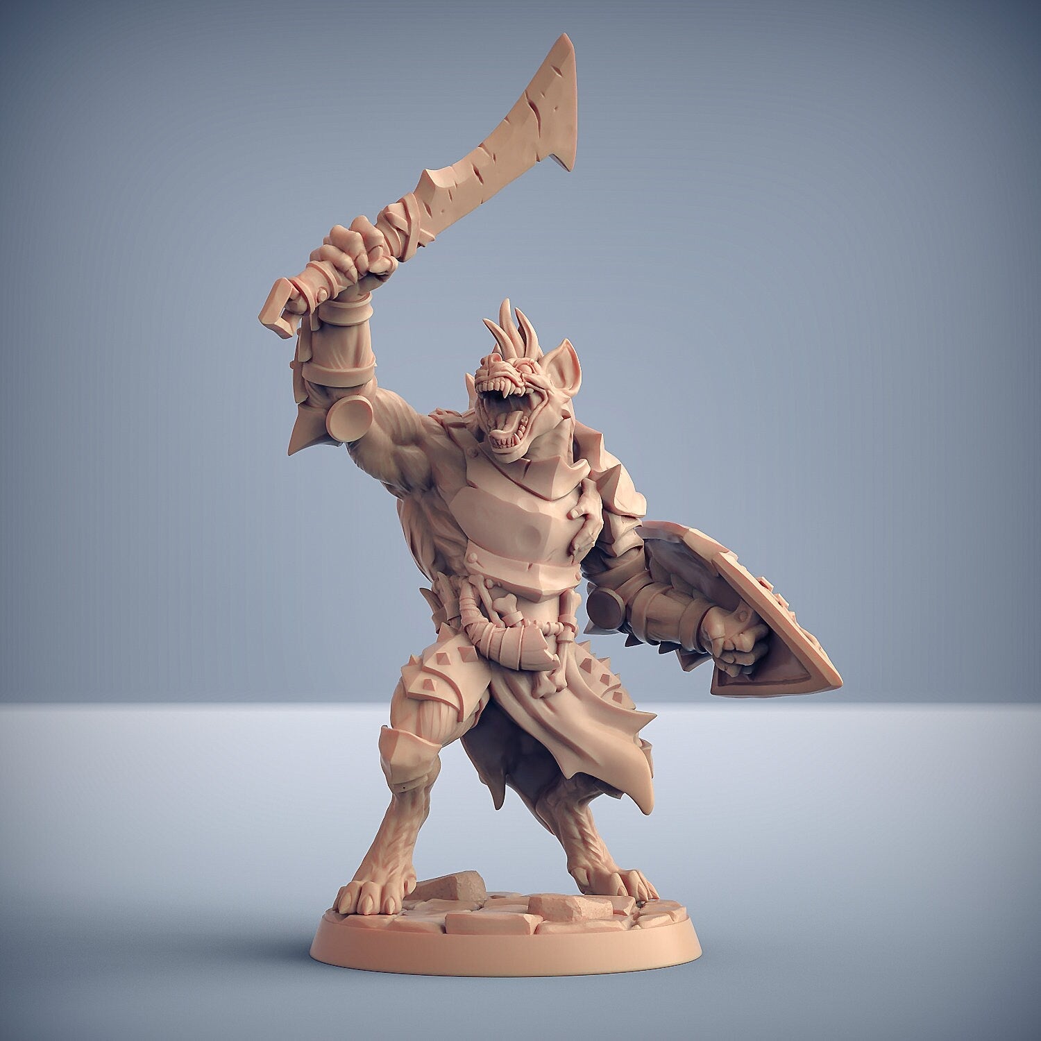 Bonegnasher Gnolls | Fantasy Miniature | D&D | RPG | Tabletop Game | Artisan Guild
