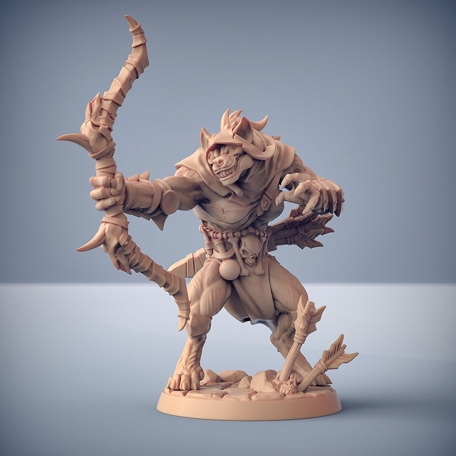 Bonegnasher Gnolls | Fantasy Miniature | D&D | RPG | Tabletop Game | Artisan Guild