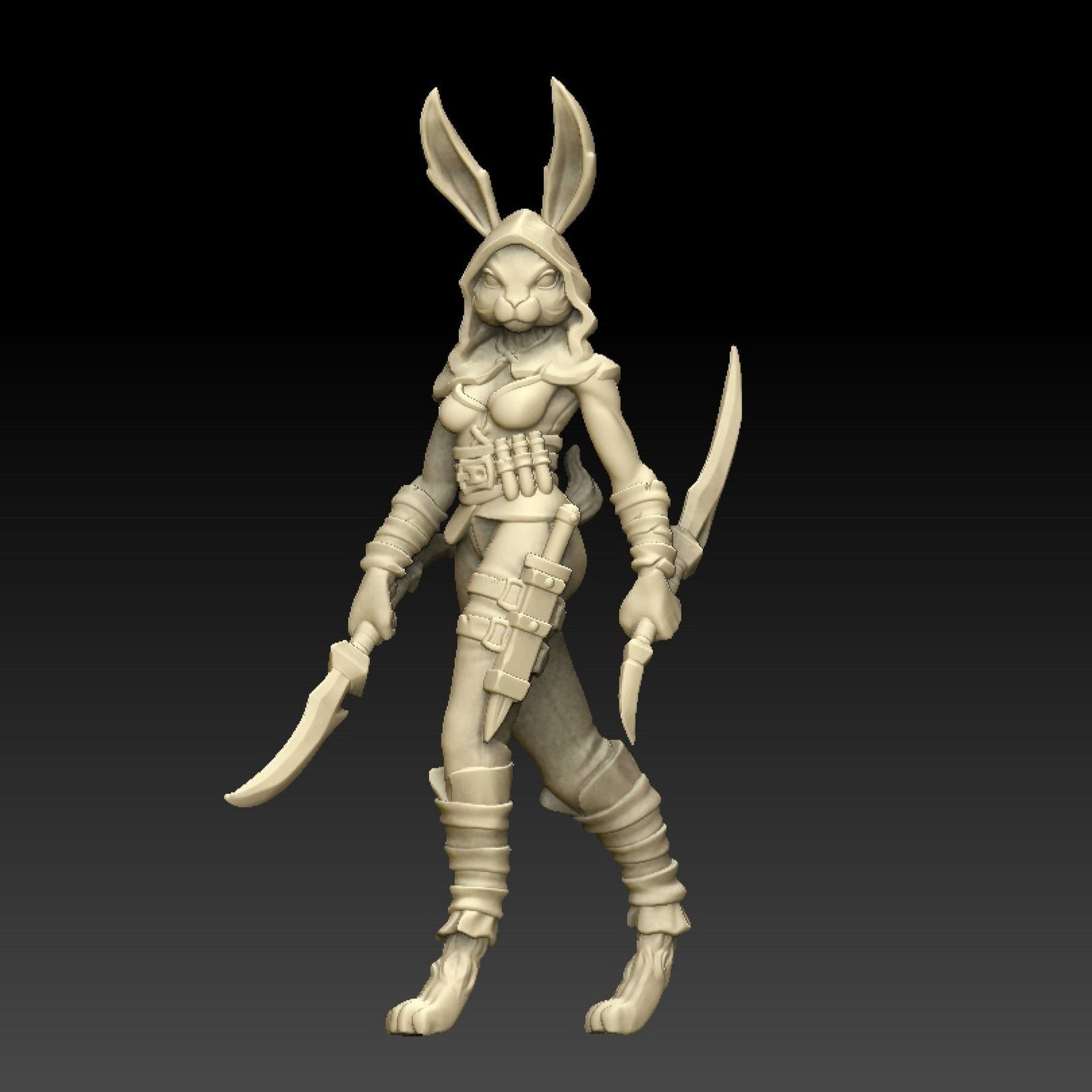 Harengon, Rogue | Fantasy Resin Miniature | DnD Miniatures | RPG | Tabletop Game