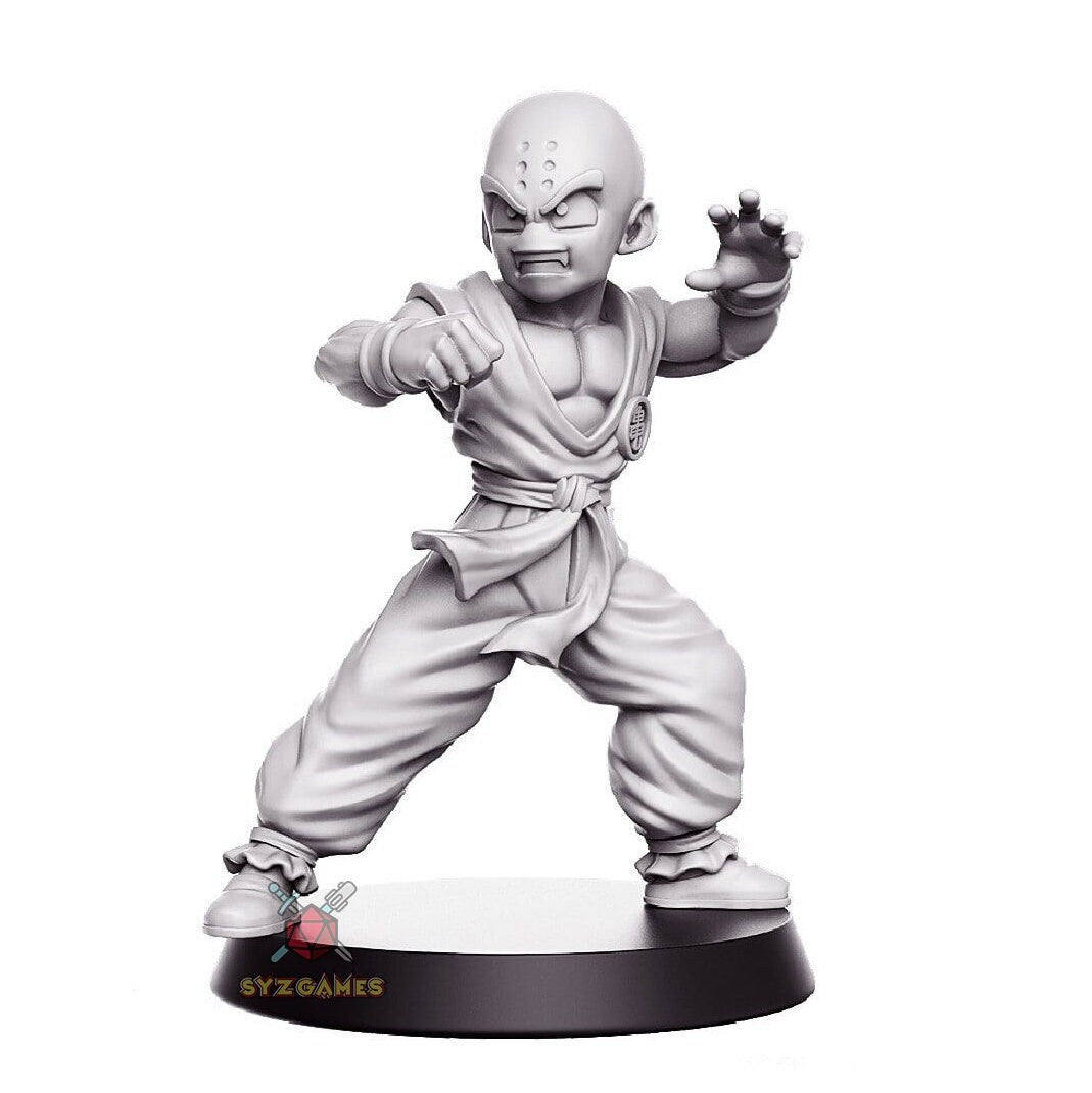 Kuririn | Fantasy Resin Miniature | DnD Miniatures | RPG | Tabletop Game | Dragon Ball