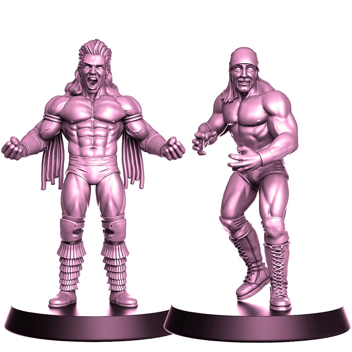 Ultimate and Hog, Fighters | Resin Miniature | DnD Miniatures | Dungeons & Dragons | Pathfinder | RPG | Tabletop | RN Estudio