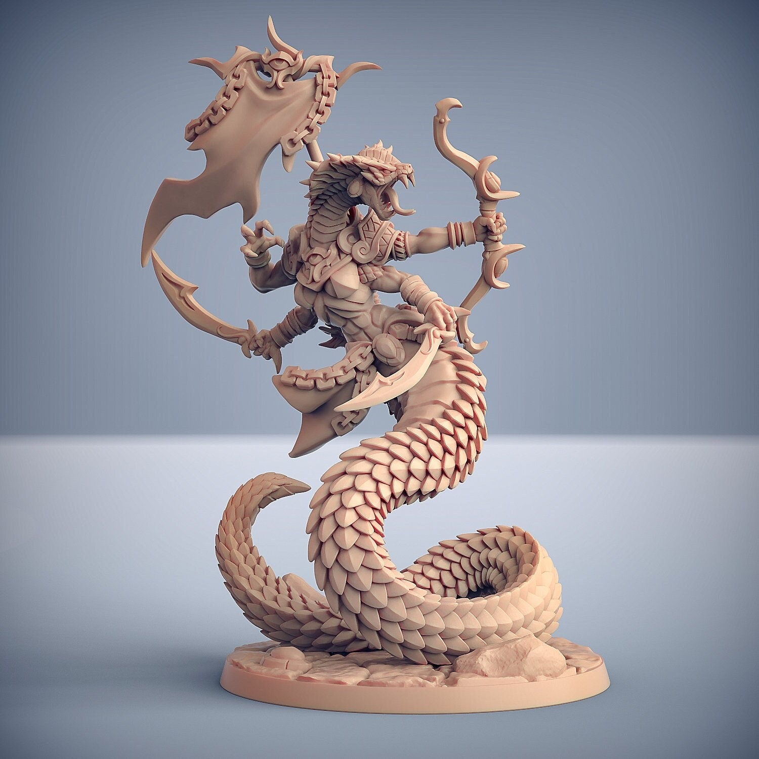 Sethris Bloodhiss | AMAZONS | Fantasy Miniature | D&D | Tabletop Game | RPG | Artisan Guild