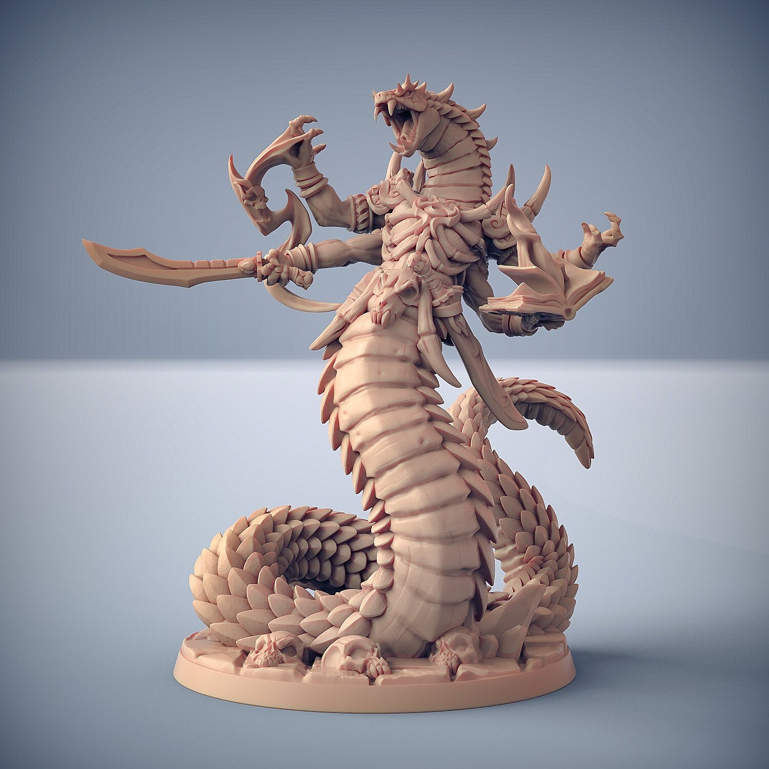Nargskerak Darkscale | AMAZONS | Fantasy Miniature | D&D | Tabletop Game | RPG | Artisan Guild