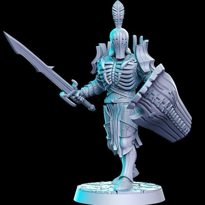 Amladril, with Sword and Shield | 32mm or 28mm Fantasy Miniature | D&D | Tabletop Games | RN Estudio