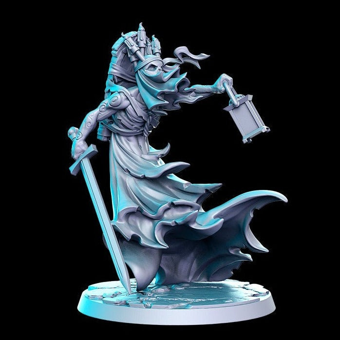 Tholmar, Wraith Lord  |  32mm or 28mm Fantasy Miniature | D&D | Tabletop Games | RN Estudio