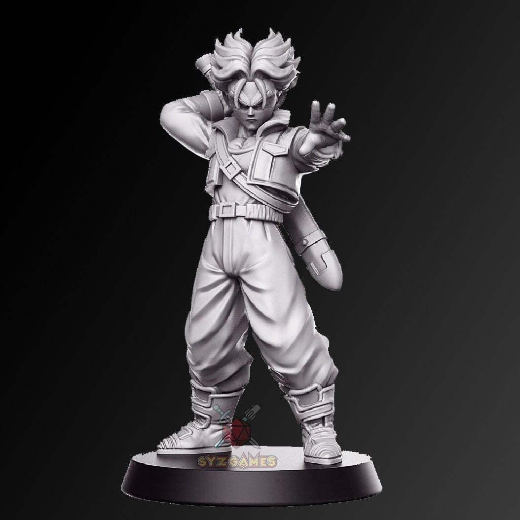 Trunks | Fantasy Resin Miniature | DnD Miniatures | RPG | Tabletop Game | Dragon Ball