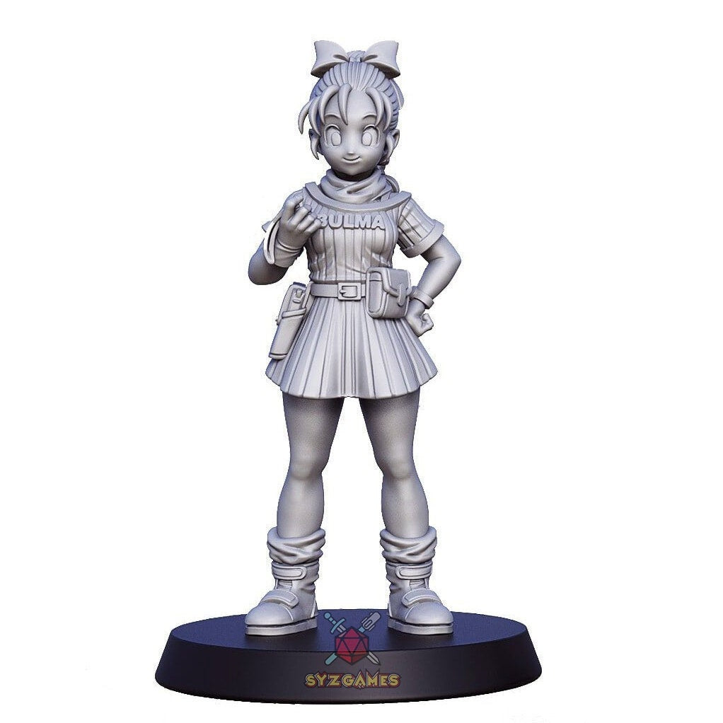 Bulma | Fantasy Resin Miniature | DnD Miniatures | RPG | Tabletop Game | Dragon Ball
