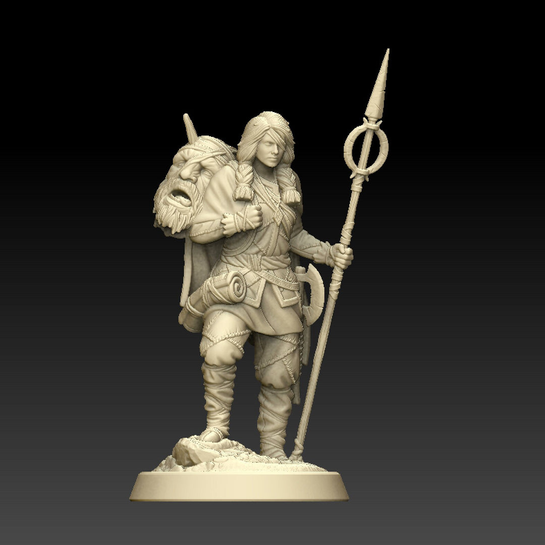 Giantslayer | 32mm or 75mm Fantasy Miniature | DnD Miniature | Dungeons and Dragons | Tabletop | Pathfinder | Role Playing