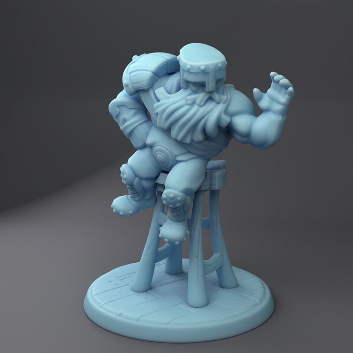Dorf and Magus, The Arm Wrestlers | Fantasy Miniature | Dungeons and Dragons |D&D | Tabletop | Twin Goddess