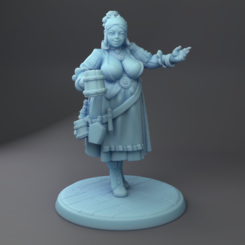 Jerry | Fantasy Miniature | Dungeons and Dragons |D&D | Tabletop | Twin Goddess