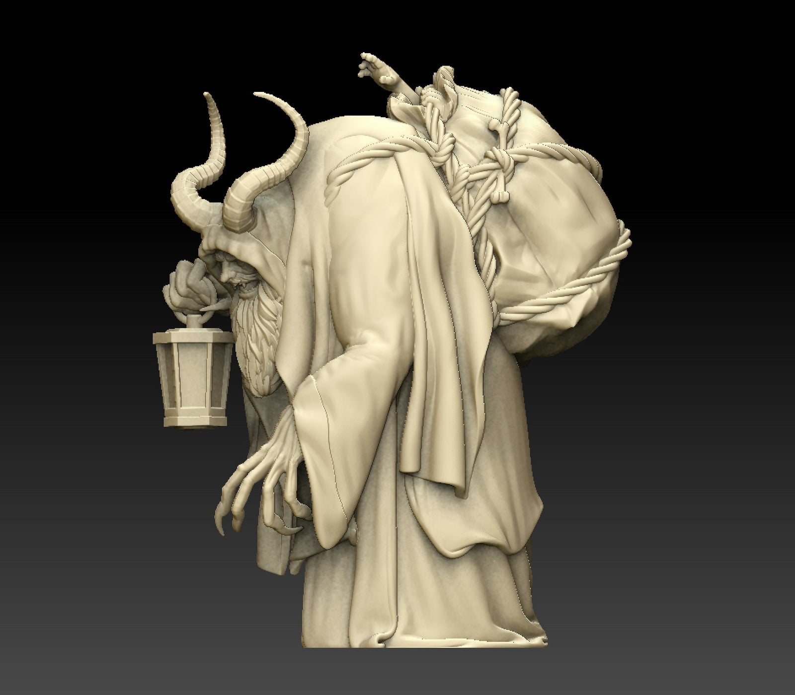 Krampus| Fantasy Resin Miniature | DnD Miniature | Dungeons and Dragons | RPG | Tabletop Game