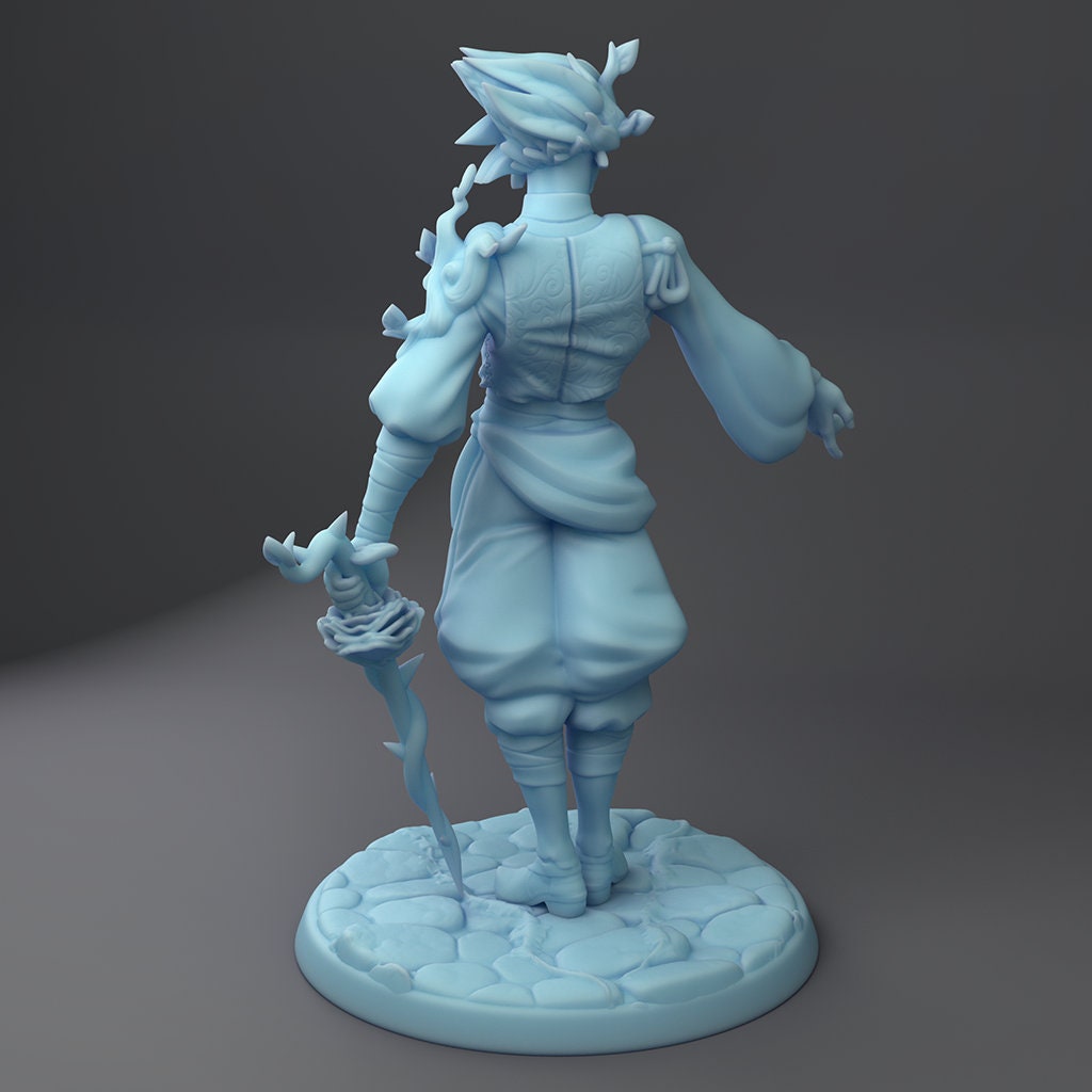 Oleander, the Dryad Rouge | Fantasy Miniature | Dungeons and Dragons | D&D | Twin Goddess