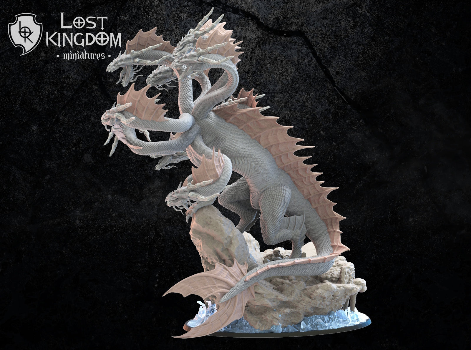 Nigh Elves Hydra | Fantasy Resin Miniature | Dungeons and Dragons | DND | Tabletop | RPG | Lost Kingdom Miniature