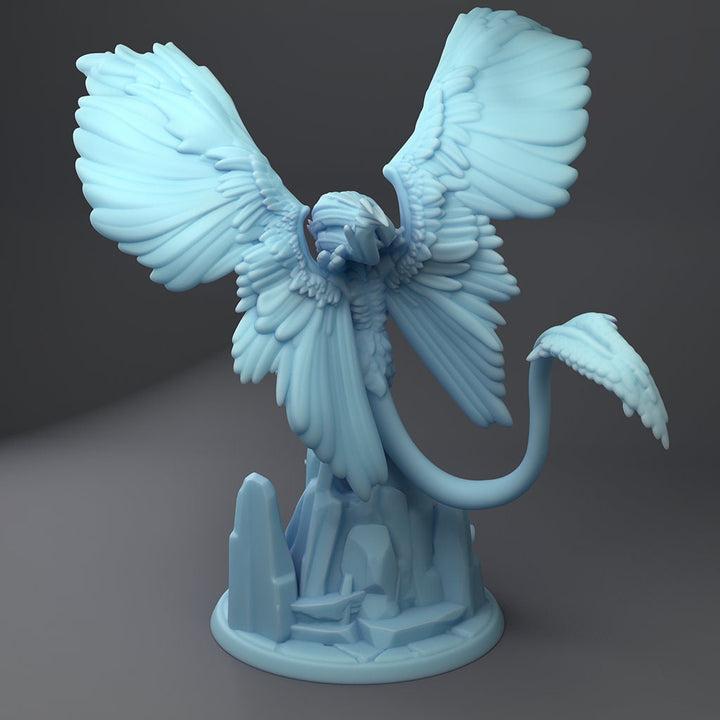 Pteryx, the Harpy | Fantasy Miniature | Dungeons and Dragons  | D&D | Tabletop | RPG | Twin Goddess
