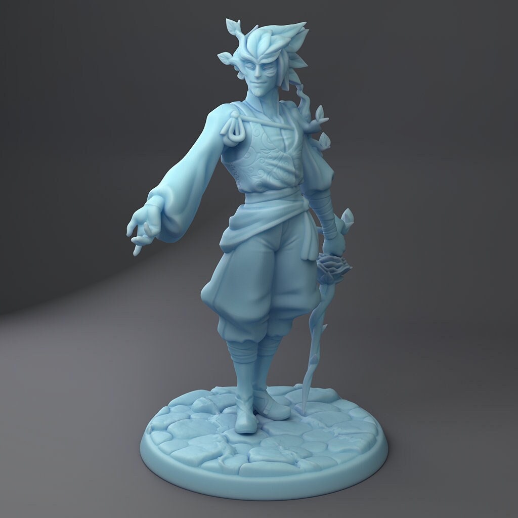 Oleander, the Dryad Rouge | Fantasy Miniature | Dungeons and Dragons | D&D | Twin Goddess