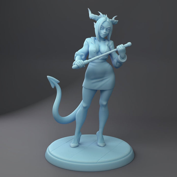 Stacy the Office Succubus | Fantasy Miniature | D&D | Tabletop | Twin Goddess