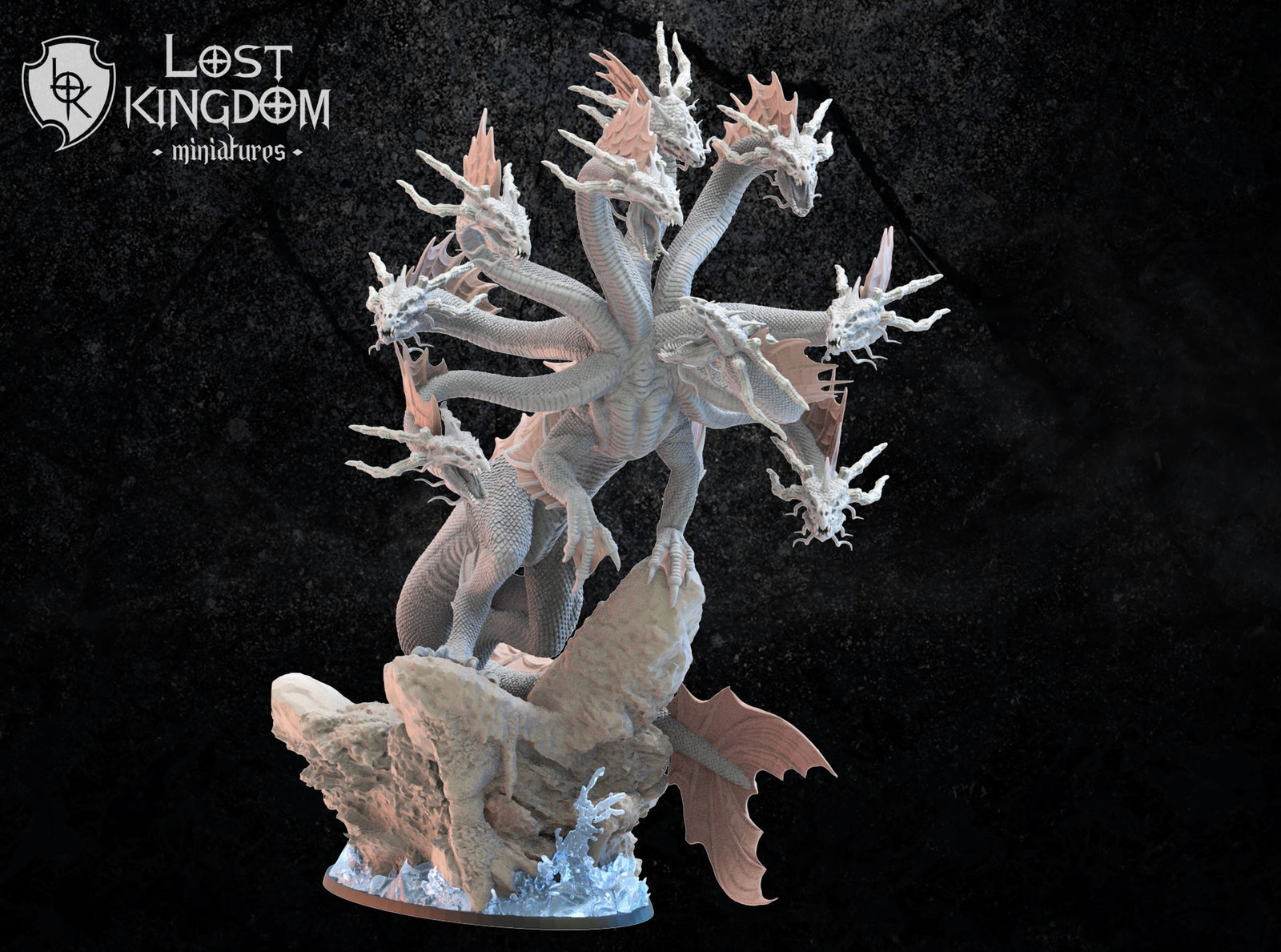 Nigh Elves Hydra | Fantasy Resin Miniature | Dungeons and Dragons | DND | Tabletop | RPG | Lost Kingdom Miniature