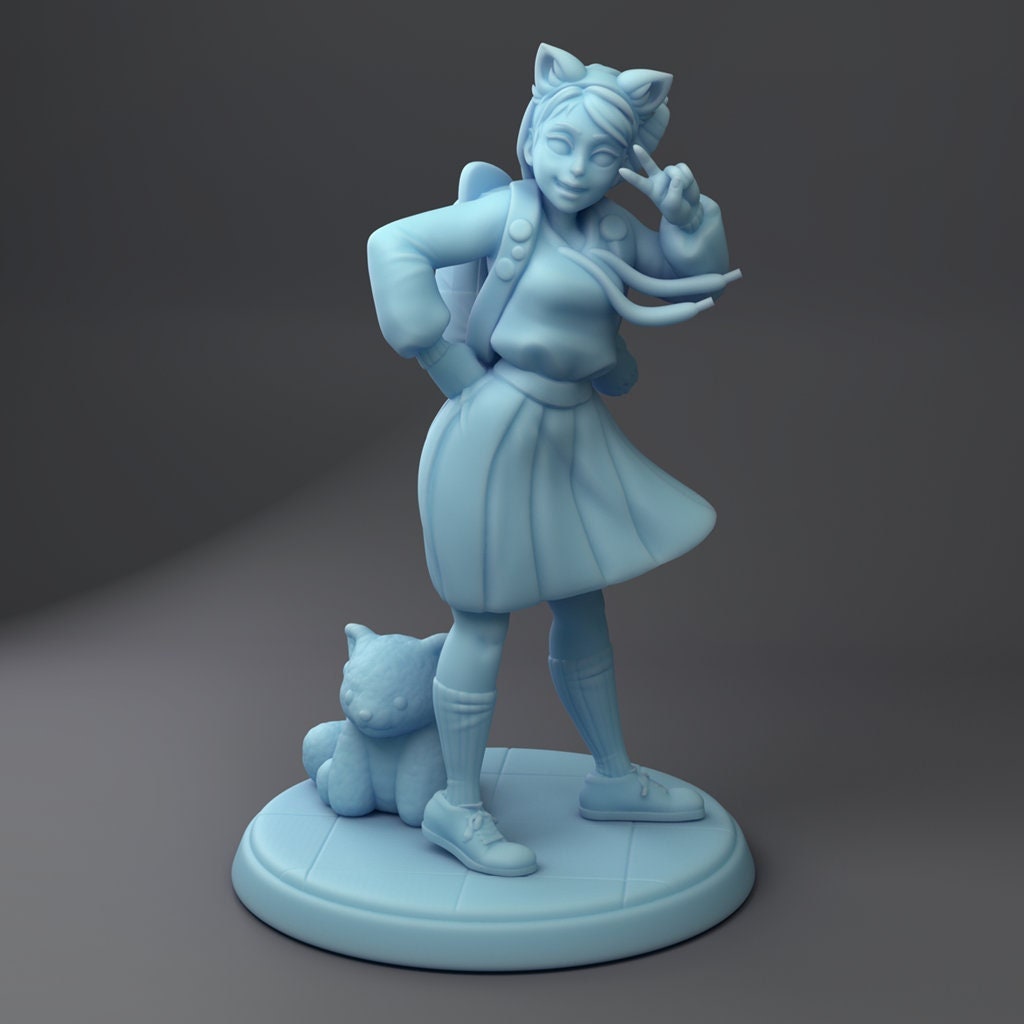 RedPanda Fangirl | Fantasy Miniature | D&D | Tabletop | Twin Goddess