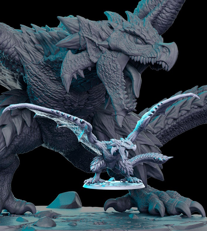 Thorndrake | Fantasy Miniature | D&D | Tabletop Games | RN Estudio