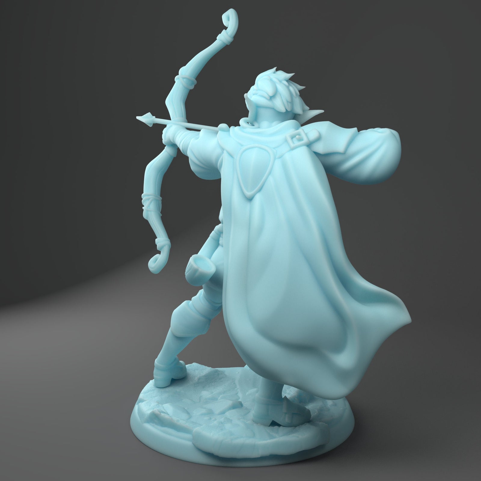Velwyn, the Elf Ranger | Fantasy Miniature | D&D | Tabletop | Twin Goddess